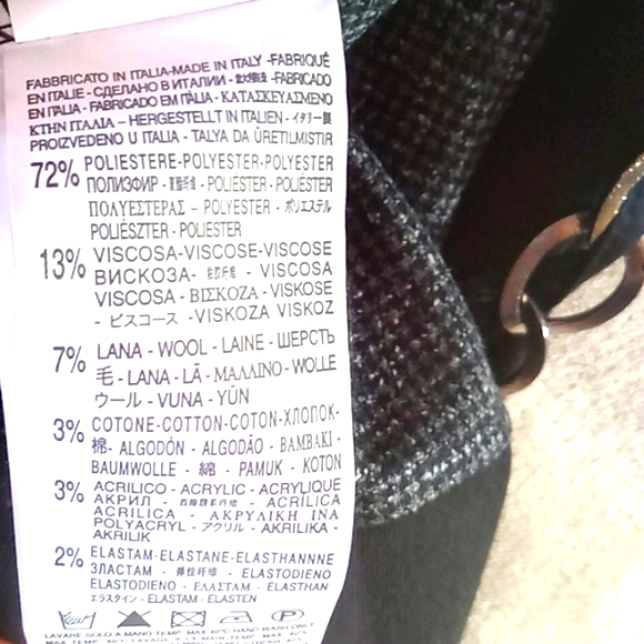 RINASCIMENTO Italian Dress size L Black Fits sz S/M - Picture 8 of 8